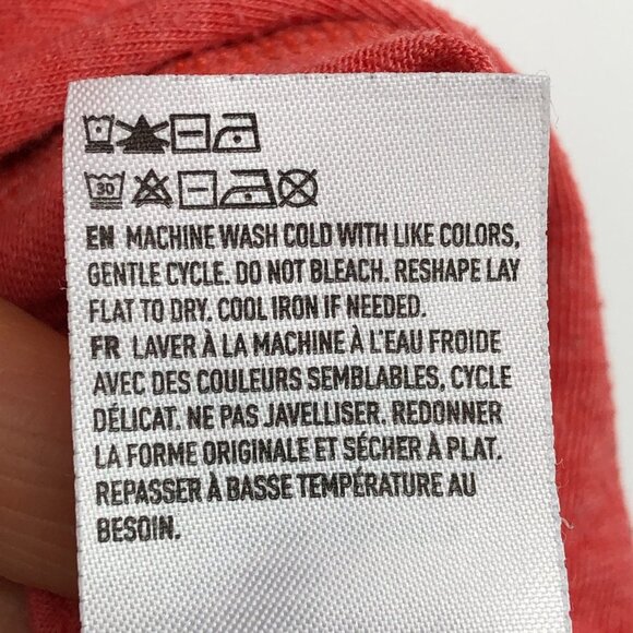 American Eagle AEO Red Coral short sleeve knot front cropped tee shirt M - Picture 9 of 15